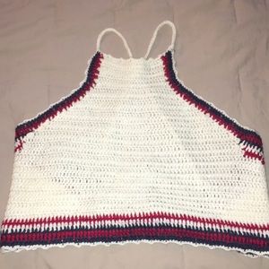 Charlotte Russe Crochet Crop Top
